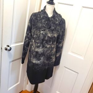 Paraphrase Wool Blend Cardigan Coat size Medium